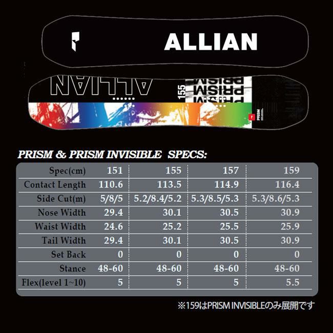ALLIAN - スノーボード アライアン 予約 アライアン スノーボード ALLIAN PRISM 25-26 プリズム