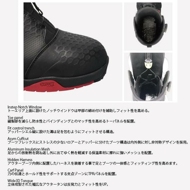 フラックス ブーツ FLUX BOOTS OM-BOA 24-25 ボア メンズ レディース 