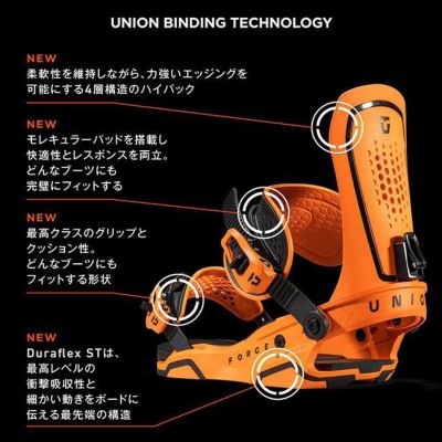 予約 ユニオン ビンディング UNION BINDING FORCE 23-24 フォース