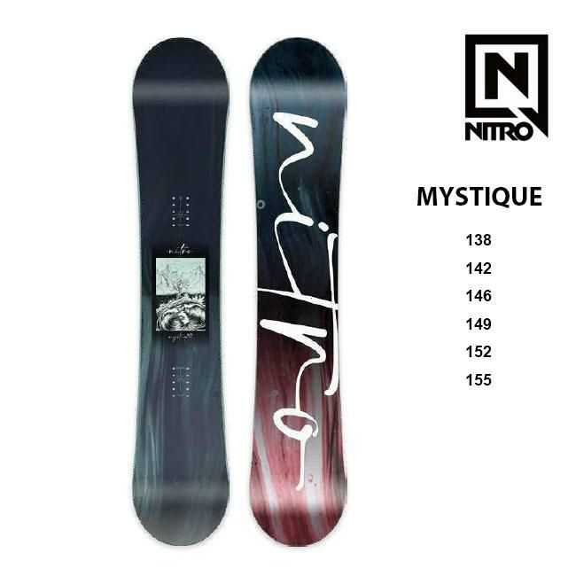 ナイトロ スノーボード NITRO SNOWBOARD MYSTIQUE ミスティーク 23-24 ダブルキャンバー 板 レディース | GOLGODA