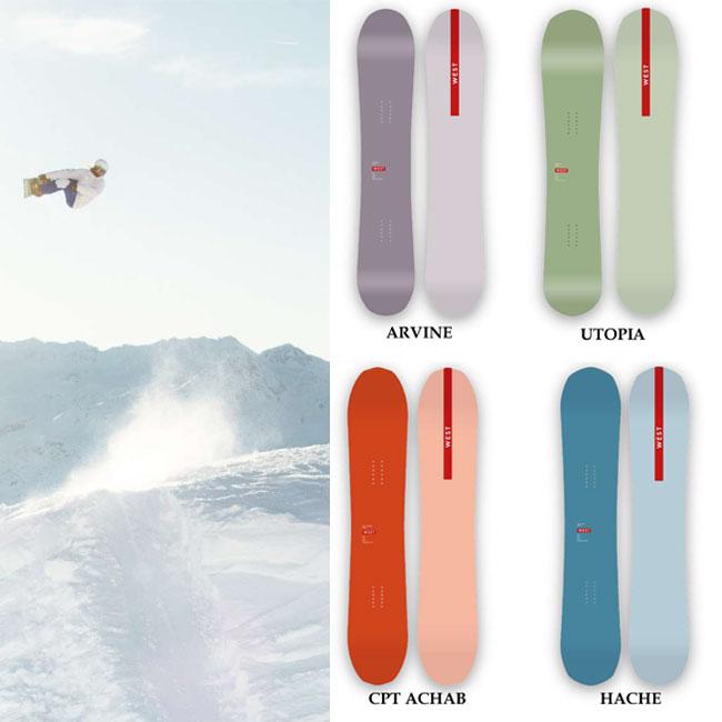 予約 ウエスト スノーボード WEST SNOWBOARD LA HACHE 25-26 ラ  