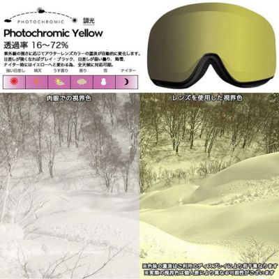 スペアーレンズ ドラゴン ゴーグル DRAGON PXV LUMA PHOTOCHROMIC LENS 調光レンズ | GOLGODA