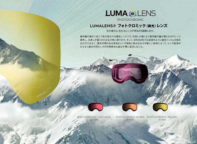 DRAGON PXV LUMA LENS 調光レンズ DRAGON OFFICIAL STORE / PXV（ピーエックスブイ） - 【調光