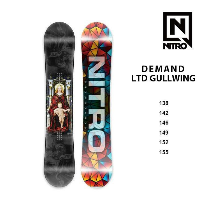 NITRO 159cm ダブルキャンバー スノーボード 板 - スノーボード
