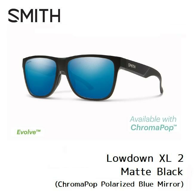 春の新作シューズ満載 スミス メンズ サングラス アイウェア アクセサリー Smith Lowdown Steel XL ChromaPop Polarized  Sunglasses Matte Black Gold
