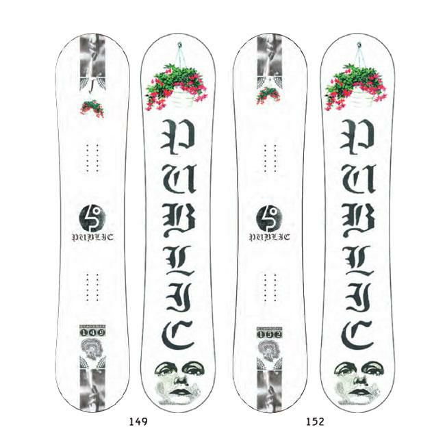 パブリック スノーボード PUBLIC DISORDER 25-26 ローキャンバー