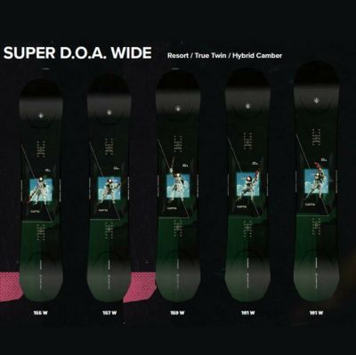 予約 25-26 キャピタ スノーボード CAPITA SUPER DOA スーパー