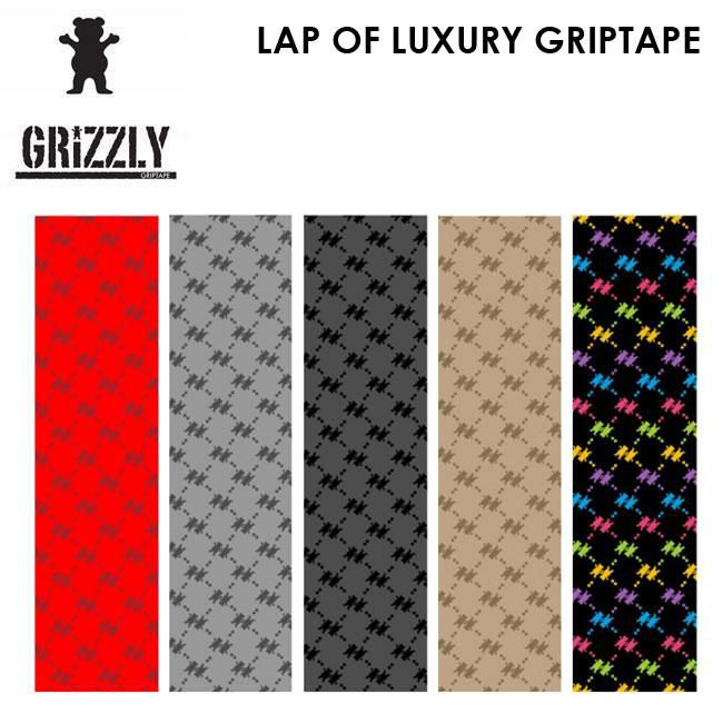 デッキテープ グリズリー GRIZZLY LAP OF LUXURY GRIPTAPE グリップテープ スケート ボード デッキ deckgrip