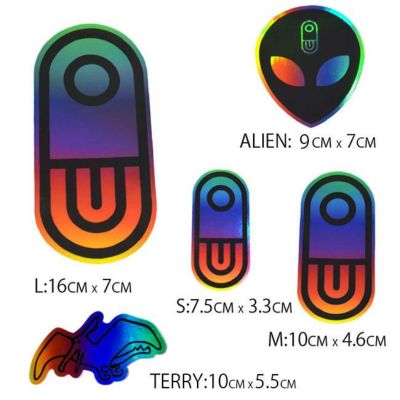 ステッカー AIRBLASTER Holographic STICKER AIRPILL Mサイズ エアー