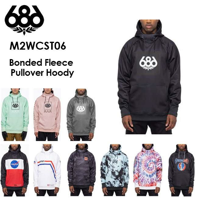 撥水パーカー 686 SIX EIGHT SIX Bonded Fleece Pullover Hoody 