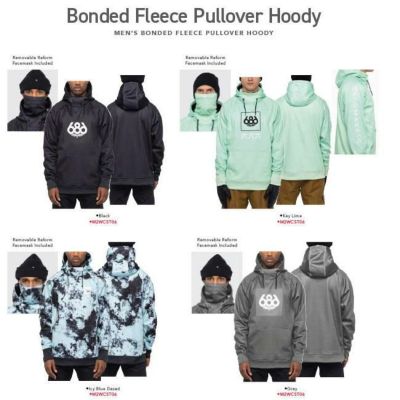 撥水パーカー 686 SIX EIGHT SIX Bonded Fleece Pullover Hoody