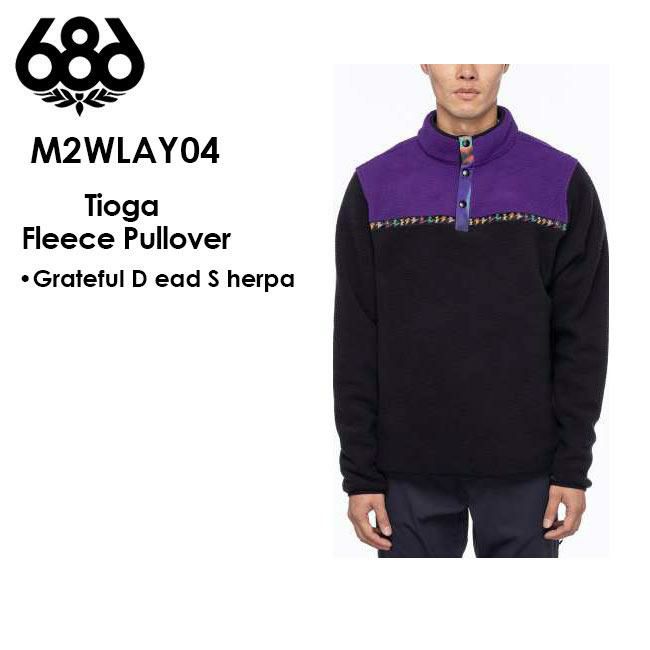 フリース 686 SIX EIGHT SIX Tioga Fleece Pullover GRATEFUL DEAD