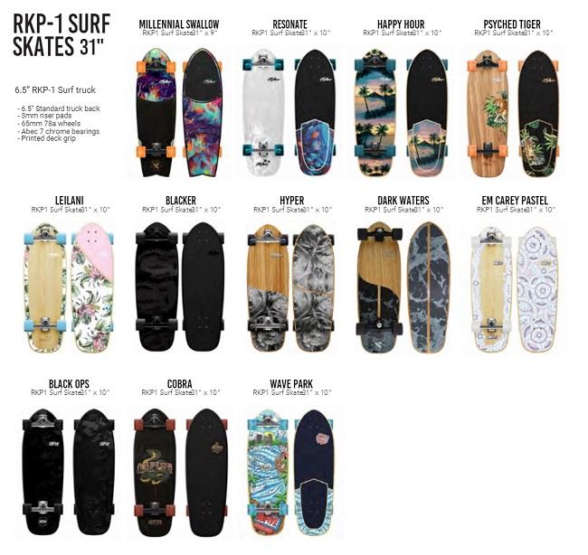サーフスケート OBFIVE オービーファイブ BLACKER SURF SKATE 31inch 