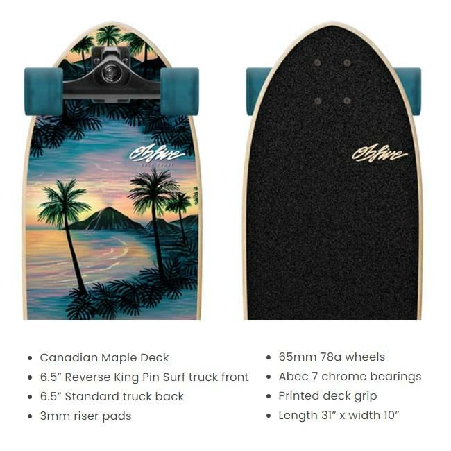 サーフスケート OBFIVE オービーファイブ HAPPY HOUR SURF SKATE