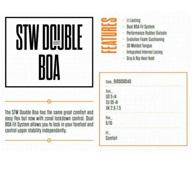 24-25モデル サーティーツー ブーツ THIRTYTWO BOOTS STW DOUBLE 24-25モデル サーティーツー ブーツ THIRTYTWO BOOTS STW DOUBLE