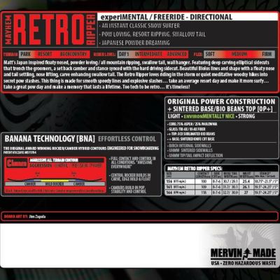 リブテック スノーボード LIBTECHLOST x LIB RETRO RIPPER 23-24