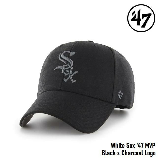 Lbv tH[eBZu '47 White Sox Black x Charcoal Logo MLB CAP VJS zCg\bNX GuCs[ ubN x `R[S W[[O