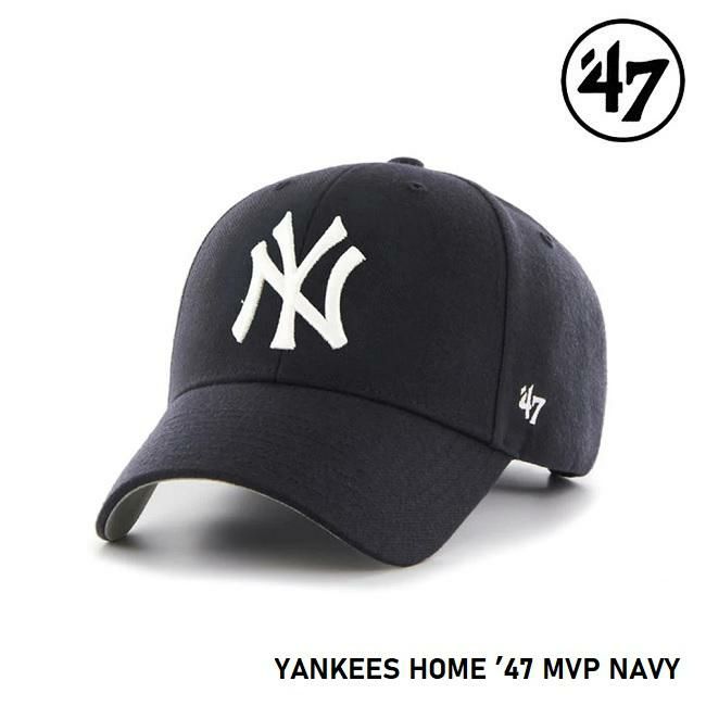 Lbv tH[eBZu '47 Yankees MVP Home Navy MLB CAP NY L[X 