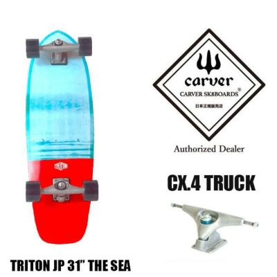 CARVER カーバ TRITON The sea 31 サーフスケート スケートボード スケボー スケート コンプリート 完成品 | GOLGODA