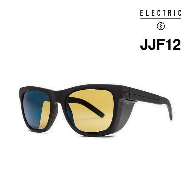 エレクトリック 偏光サングラス ELECTRIC JJF12 / Matte Black / HT YELLOW POLAR PRO