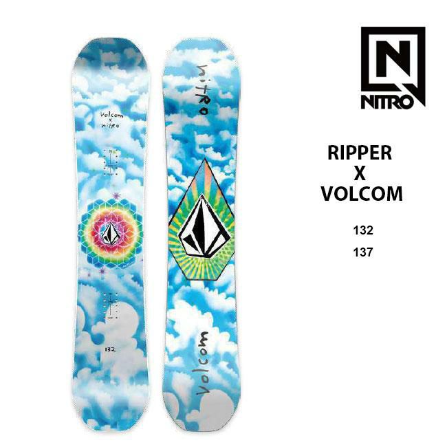 ナイトロ スノーボード NITRO RIPPER x VOLCOM YOUTH 23-24 キャンバー