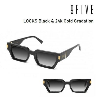 サングラス 9five LOCKS / Black & 24k Gold Gradation ナインファイブ