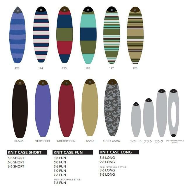 サーフボード ニットケース TOOLS TLS KNIT CASE Fun 7'6 ファンボード