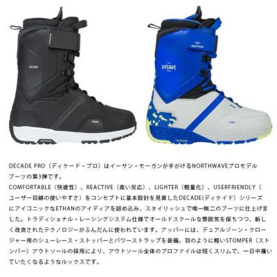 予約 ノースウェーブ NORTHWAVE BOOTS DECADE PRO 24-25 ディケード プロ スノーボード ブーツ ヒモタイプ メンズ |  GOLGODA