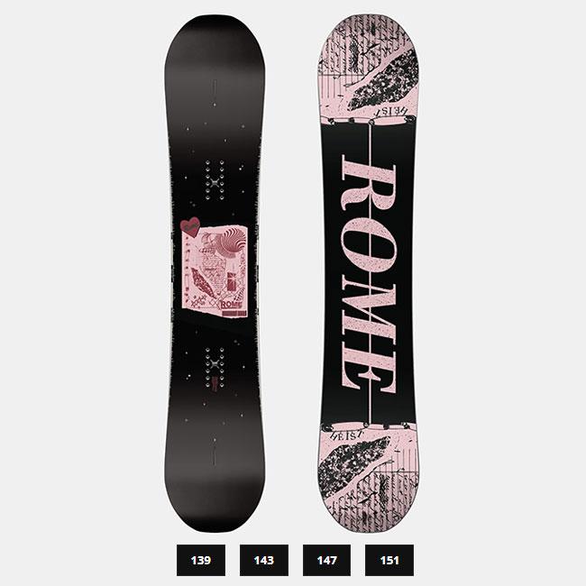 美品】ROME SDS AGENT 軽 ROCKER スノーボード 151cm