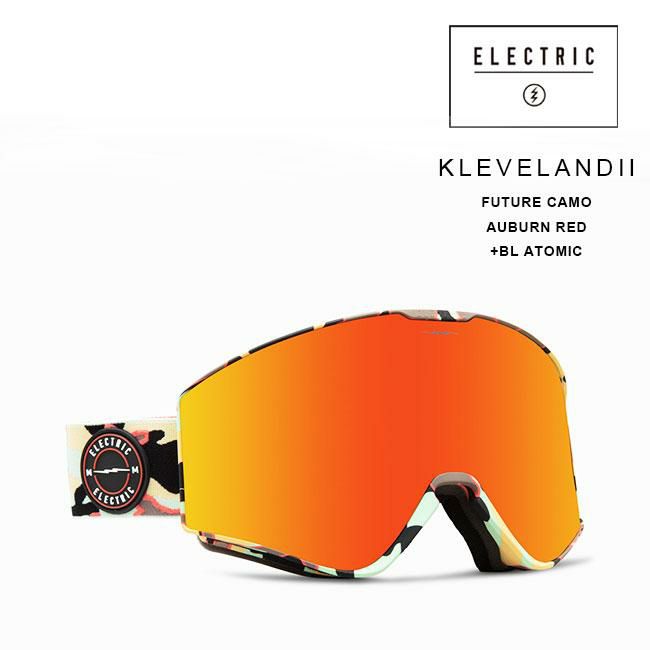 ゴーグル エレクトリック ELECTRIC KLEVELAND II / FUTURE CAMO 23-24 クリーブランド 2 ジャパンフィット  JAPAN FIT スノボ スキー | GOLGODA