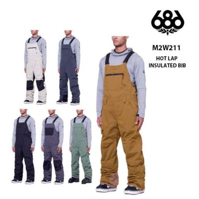 ビブパンツ 686 SIX EIGHT SIX HOT LAP INSULATED BIB 23-24 MENS メンズ スノボ ウェア |  GOLGODA