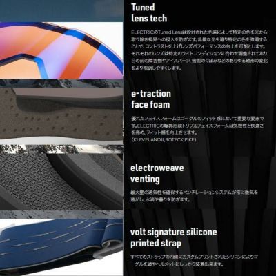 ゴーグル エレクトリック ELECTRIC ROTECK / BLACK TORT NURON