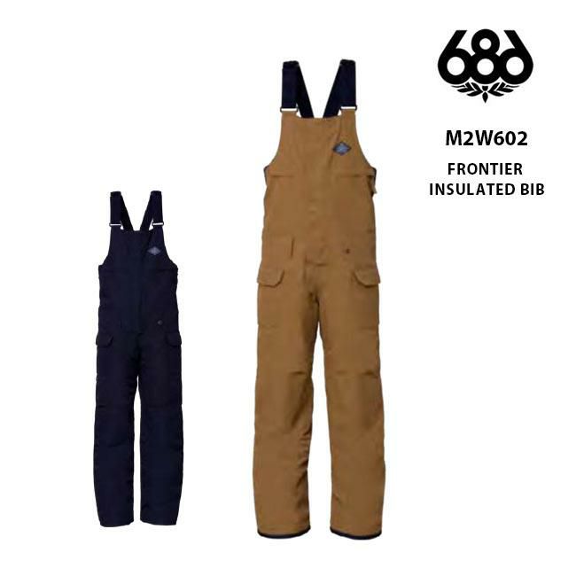 予約 ビブパンツ 686 SIX EIGHT SIX FRONTIER INSULATED BIB 23-24