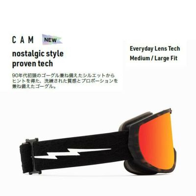 予約 ゴーグル エレクトリック ELECTRIC CAM カム BLACK TORT NURON 23