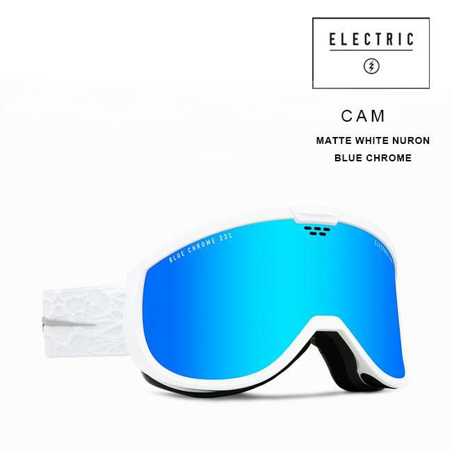 ELECTRIC PIKE WHITE NURON MOSS BLUE ゴーグルヘルメット対応