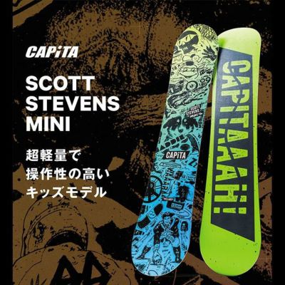 予約 キャピタ スノーボード CAPITA SCOTT STEVENS MINI 24-25 YOUTH ユース KIDS キッズ 子供用 ツイン 板  スノボ | GOLGODA