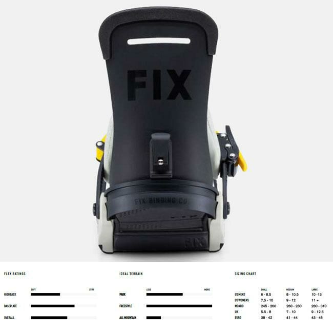 FIXBINDING Yale スノーボード フィックス ビンディング FIX YALE BINDING 24-25
