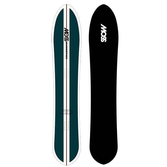 MOSS×SNOWPRO 良質国産 希少サイズ スノーボードセット バイン付  