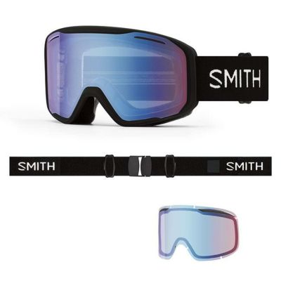 SMITH スミス ゴーグル BLAZER BLACK BLUE SENSOR MIRROR 25-26 正規品