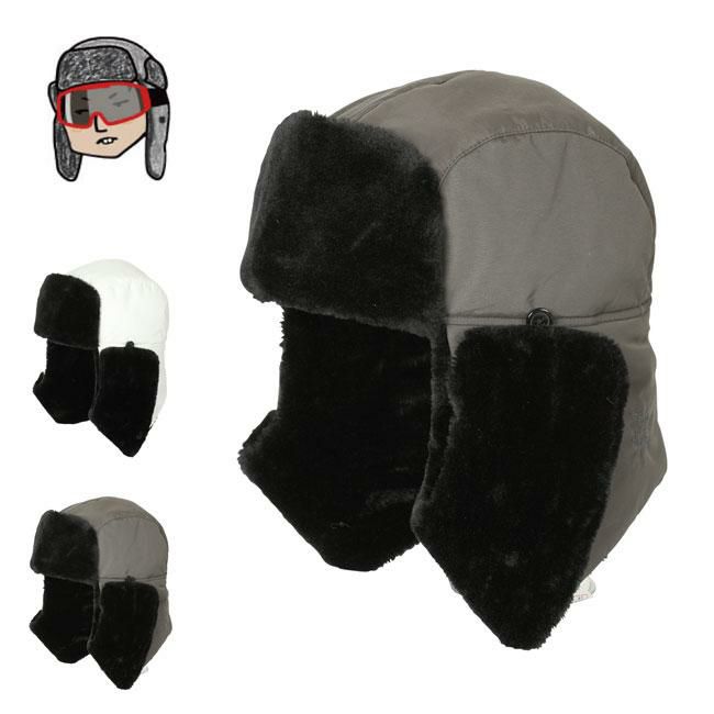 ●24 eb's PILOT IGUCHI カラー:BLACK キャップ 帽子 スノーボード スノボ スキー 耳あて付きキャップ いぐっちゃん監修 eb's エビス PILOT IGUCHI
