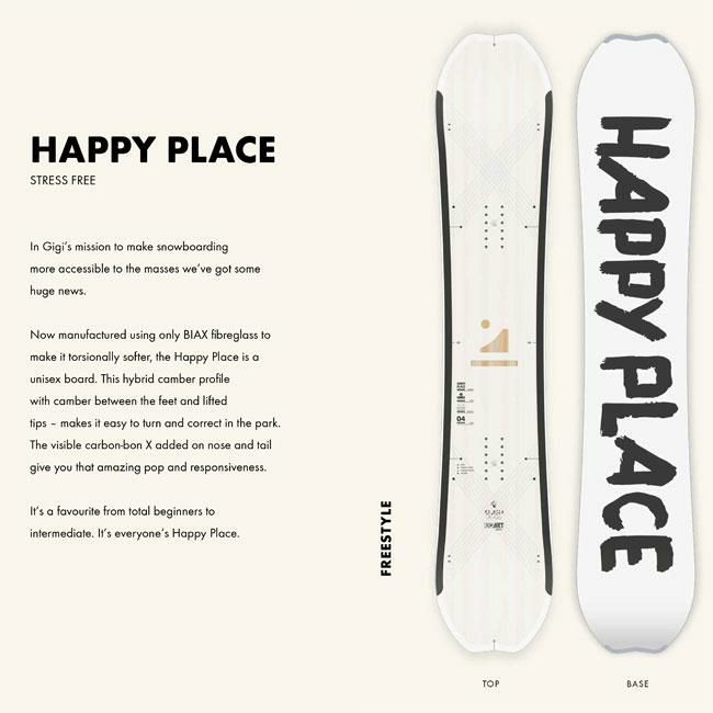 スノーボード SLASH HAPPY PLACE TOP ART ハッピープレイス 24