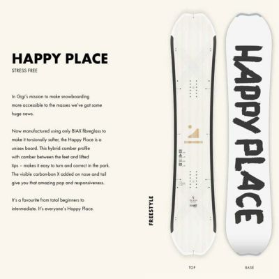 スノーボード SPLB スノーボード SLASH HAPPY PLACE TOP ART ハッピープレイス 24