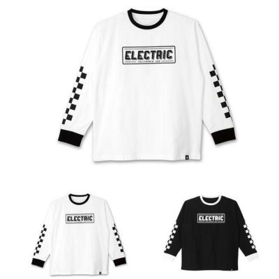 ドライロングスリーブTシャツ ELECTRIC エレクトリック CHECKER