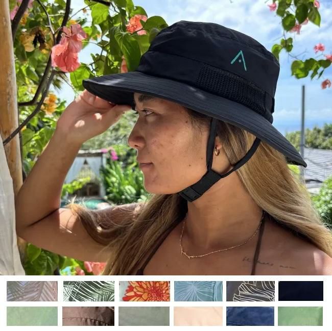 ジプソフィアgypsohila アクティブハットActive hat Ayako サーフハット AKASHA Bucket Surf Hat アカシャ サーフバケット