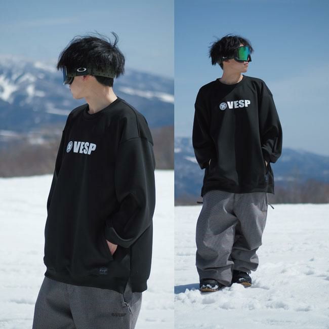 VESPウェア Logo Stretch Knit Crew 2XL べスプ パーカー VESP Logo Stretch Knit Crew VPMS1039 25-26
