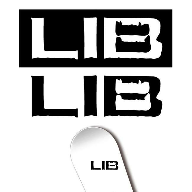 ステッカー LIBTECH / LIB DIE CUT STICKER (17.5x5.5cm) リブテック