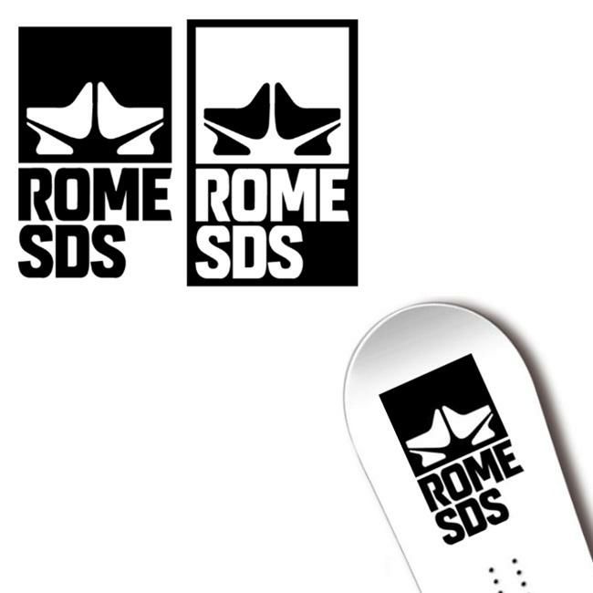 ROME　ローム　ステッカー ステッカー ROME SDS DIECUT STICKER ローム スノーボード ダイカット