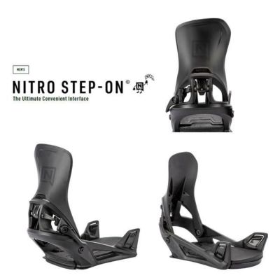 25-26 NITRO BOARD STEP ON BINDING MENS 2026 ナイトロ スノーボード ステップオン バインディング メンズ　ブラック 日本正規品 送料無料 ナイトロ ステップオン ビンディング NITRO STEP-ON / MENS 25-26