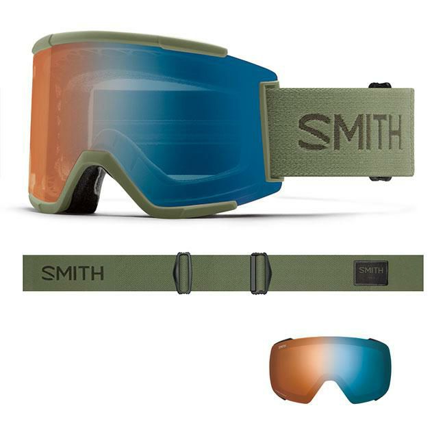 SMITH スミス ゴーグル SQUAD XL FATIGUE GREEN 調光レンズ 25-26