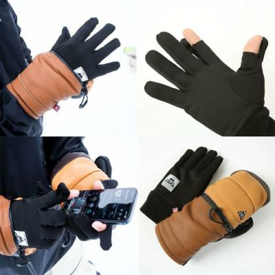 エビス eb's アルマジップ ARMA ZIP 5本指インナー ミトン スノー